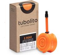 Tubolito - Tubo Interior de Bicicleta Ultraligero Road S-Tubo | Fuerte, Compacto, Duradero, protección Plana contra pinchazos y pellizcos | Válvula Presta, para 700c