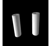 Tubos cerámicos de nitruro de boro de alta pureza - Manguitos de termopar de BN con pureza del 99,95% - -20 mm de diámetro exterior, 10 mm de diámetro interior, 100 mm y 200 mm(2pcs 6x3mmx20mm)