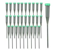 Tubos de agua de flores: tubos de agua para tallos de flores frescas | 30 piezas de manguera de floristería verde | VIALES DE PLÁSCO A PRINCIPALES DE FUGAS CON CAPORES PARA LOS arreglos florales, ramo