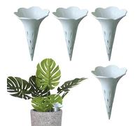 Tubos de aireación de plantas, insertos de tierra para macetas, tubos en forma de flor con flujo de aire, aireación del suelo con control de agua, herramientas de jardinería, adecuados para jardín