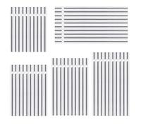 Tubos de Campanilla de Viento,30 Pcs Tubos de Carillón de Viento Piezas de Campanilla de Viento para Bricolaje,hogar,jardín,Decoraciones Colgantes al Aire Libre,5 Longitudes Diferentes