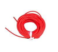 Tubos de caucho de látex, Tubo de manguera silicona, látex 2050 for banda repuesto, 5 mm diámetro exterior y 2 interior, multicolor, 5-10 metros(Red,5Meter)