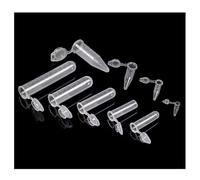 Tubos de centrífuga de plástico for laboratorio - Tubos de ensayo PCR de 0,1 ml a 15 ml for experimentos | Paquete de 100/300/500/1000 unidades(0.2ml 1000pcs)