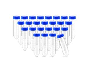 Tubos de centrífuga graduados de 50 ml con tapas de rosca de prueba con fondo cónico, juego de soportes para tubos de 28 orificios