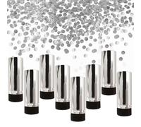 Tubos De Confeti - Poppers De Fiesta Con Forma De Cañón De Confeeti 8PSC | Poppers De Confeti De Estrellas Doradas Para Celebraciones De Cumpleaños, Eventos De Bodas, Fiestas Navideñas, Momentos