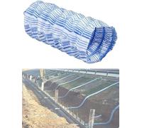 Tubos de drenaje franceses corrugados de alambre de acero, de 2/3/4 pulgadas, con perforación de infiltración suave for patio, exterior y jardín.(5cm/2in,16m/52.5ft)