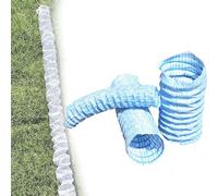 Tubos de drenaje perforados corrugados de 2, 3, 4, 6, 8, 10 y 12 pulgadas, flexibles y expandibles, con alambre de acero incorporado(Dia 10cm(4in),15m/49.2ft)