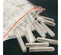 Tubos de ensayo de fermentación de vidrio con alto contenido de borosilicato for microbiología - 4/6/7/8×30 mm, paquete de 100(4mm x 30mm)