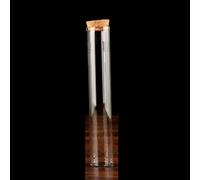 Tubos de ensayo de vidrio con tapones de corcho para almacenamiento de sal de baño, caramelos, fiesta científica, tubos de ensayo de vidrio con tapas