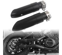 Tubos De Escape con Silenciador Accesorios para Motocicleta Tubo Doble Salida Aleación Acero para Indian Scout Bobber 2018-2024