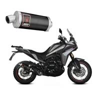 Tubos De Escape MIVV DAKAR Acero Dark para MOTO MORINI X-CAPE 2021 > 2024