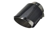 Tubos de Escape para Mazda CX-5 CX-4 CX-3 para Axela para ATENZA, Tubo de para Escape Modificado, Puntas Cola Decorativas Fibra Carbono, 1 Pieza Garganta de la Cola del Coche(B)