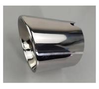 tubos de escape Tubo Escape Silenciador Punta Escape Automóvil Sin Soldadura 70mm Diámetro Exterior Para F87 F80 F82 F83 Para M2 Para M3 Para M4(Plata)
