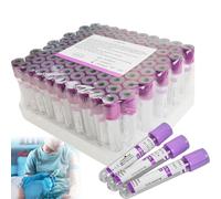 Tubos de extracción de sangre al vacío, 100 tubos de plástico para muestreo de sangre, separación de suero y preparación de PRP, disponibles en tamaños de 3 ml, 5 ml, 10 ml