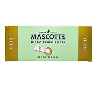 Tubos de filtro de mascotte micro perfo (dorado) caja de 200 (1000)