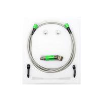Tubos de freno para moto Kit Adaptador Tubo De Freno Kit Manguera Freno Desmontaje Rápido Línea Freno De Aleación Aluminio CNC Junta Conexión Liberación Rápida Aceite Latiguillos de freno de moto(Styl