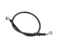 Tubos de freno para moto Manguera Freno Motocicleta Manguera Trenzada Acero Inoxidable Reforzada Hidráulica Universal Con Extremos Manguera 28° En Ambos Extremos Latiguillos de freno de moto(1500MM)