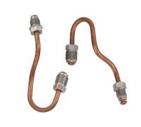 Tubos de freno traseros de pinza, tubo de puente de freno de cobre con conector de acero inoxidable, repuesto para SEAT Altea Toledo