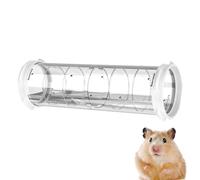 Tubos de hámster transparente - tubo de conexión en jaula, ferrocarril de túnel transparente | parque infantil para animales pequeños, juguetes para ejercicios de roedores, tubo laberinto estable,