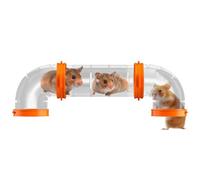 Tubos de hámster, Tubos y túneles de hámster,Set de Ejercicio de tubería de Animales creativos - Kits de Tubo de hámster Túnel Adventure Pipe Connection Track para Deportes de Animales pequeños