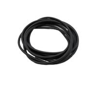 Tubos de látex Mangueras de látex Huecas Resistentes a la abrasión 1/3/5 m, Banda elástica Goma for Yoga con Cabeza Redonda, 1 Unidad(Black,5M*1.7MM*4.5MM)