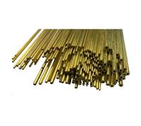 Tubos de latón de pared delgada, venta al por mayor de fábrica, con diferentes espesores de pared desde 5,5 mm hasta diámetro exterior de 10 mm, tubo de latón hueco capilar.(245mm,8.5x0.5mm)