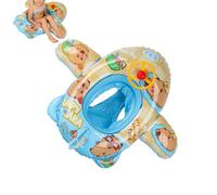 Tubos De Natación De Dibujos Animados: PVC Engrosado, Mango De Maniobra Interactivo, Cojín Inferior Protector | Salón Flotante para Barcos para Niños Pequeños, Vacaciones, Fin De Semana, Fuente De Rí