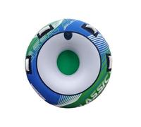 Tubos de navegación y remolques, grandes y portátiles resistentes al | Balsa flotante inflable para lago, río, playa, piscina, deportes acuáticos, pesca, wakeboard, kayak, natación, esquí acuático