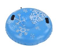 Tubos de Nieve Anillos de esquí inflables de PVC Diseño de Mango Resistente al frío de Alto Rendimiento para Adultos Familia Deportes al Aire Libre Azul Claro 46.5 Pulgadas Carga
