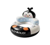 Tubos de Nieve Hinchables Trineo Inflable PVC con Respaldo Diseño Pingüino | Tubos con Asas para Trineo Niños Niñas Trineo Aire Libre Jóvenes Agua Lago