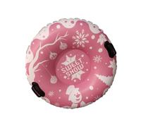 Tubos de nieve navideños - Tobogán inflable de nieve de Navidad - Anillo antideslizante con mango - para deportes de invierno al aire libre fiesta piscina reunión pasarela