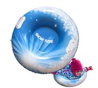 Tubos de nieve para niños - Tubos de nieve para trineo, trineo con tubo de nieve | Tubo de trineo de nieve para cargas pesadas con 2 asas, juguetes de invierno plegables al aire libre, trineo de nieve