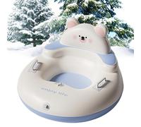 Tubos de nieve para trineo reforzados,Deportes de invierno de estilo de dibujos animados con asas,Tubo de nieve inflable resistente - para 3 años y más niños niñas esquí actividades familiares al aire