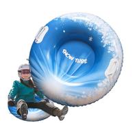 Tubos de nieve para trineo, trineo inflable de invierno para niños, 80 cm, juguete deportivo de invierno, resistente, con asas dobles para parque, parque infantil, jardín