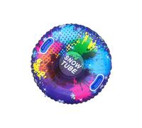 Tubos de nieve - Tubo de nieve inflable | Trineo de nieve para niños y adultos, juguetes de trineo de nieve para trineo con asas, trineo de nieve resistente para niños y adultos con asas, tubos de