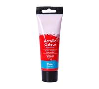 Tubos de pintura acrílica de 75 ml, colores ricos, seguros para niños y principiantes, para pintar sobre tela, cerámica y pintura no tóxica