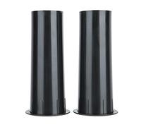 Tubos de Puerto de Altavoz, 2 Piezas de Caja de Altavoz Puertos de Aire de Graves Tubo de Puerto de Gabinete Orificio Abierto Tubo Bass Reflex de 50 mm Ventilación Caja Graves