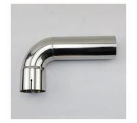 Tubos extremo coche Codo De Acero Inoxidable 304 73 Mm A Tope 90 Grados Con Ranuras Unilaterales 70 Silenciador Embellecedora(54mm(150mm x150mm))