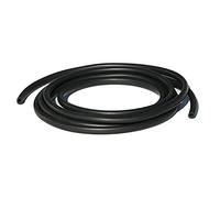 Tubos flexibles de caucho de silicona, Manguera de caucho fluorado Viton negra de 1 metro, resistente a la corrosión a altas temperaturas, en varios tamaños.(25x31mm)