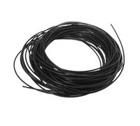 Tubos flexibles de silicona, Manguera capilar de goma silicona OD 1-8 mm for uso en laboratorio blanco y negro(Black,10metersx0.7mmx1.4mm)