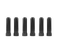 Tubos inhaladores nasales de aceite esencial, rellenables, vacíos, de plástico, para bricolaje, 50 unidades, color negro
