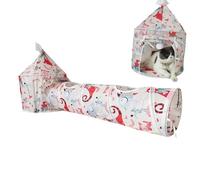 Tubos interactivos para gatos, plegables, conejos, tienda y playhouse, para mascotas, túnel, Comes in Various Vibrant Colors and Sizes for Small Animals, interiores y exteriores, 17,72 x 12,4 pulgadas
