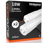 Tubos LED 120 cm G13 T8 12 18 W de estándar a supereficiencia - Forma: tubo - Luz blanca cálida natural fría - Haz luminoso 160° - Sustitución neón