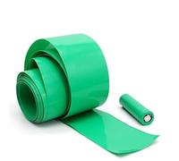 Tubos termorretráctiles, Fundas para Cables de SIL Heat Shrink Tubing PVC 18650 Green Diameter 18.8-127mm 8 Meters(60mm)