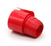 Tubos termorretráctiles, Fundas para Cables de SIL Heat Shrink Tubing Red Width 29.5-280mm 2 Meters Marine Grade PVC(31mm)