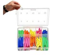 Tubos Termorretráctiles | Tubo Portátil Estable de Colores con de Almacenamiento,Juego de Aguja para Cebo de | para en Río Lago Corriente Poca Profundidad Jigging Curricán Lance Agua