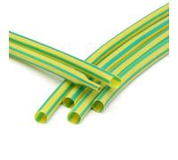 Tubos termorretráctiles, Tubo termorretráctil Amarillo-Verde con relación 2:1 de 1-50 m y diámetro de 1 mm a 50 mm for Coche.(50 Meters,20mm)