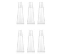 Tubos Vacíos para Brillo de Labios,6 PCS 10 ML Tubos Vacíos Recargables Mini Botellas de Cosméticos para Artículos de Tocador de Viaje Cosméticos Maquillaje