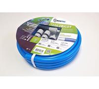 TubosPro - Manguera Premium Azul Diam.15 mm. Flexible, para jardín. Refuerzo Tricotado Anti-Torsión Presión 20 bar. Interior Blanco Atóxico. Temperatura de uso -15/+65ºC. Anti-rayos UV. (20 metros)