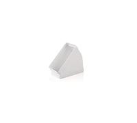 TUBPLA Codo Horizontal Rectangular PVC Blanco 45º 150x75mm
